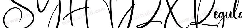 SYHTJZX Regular字体转换